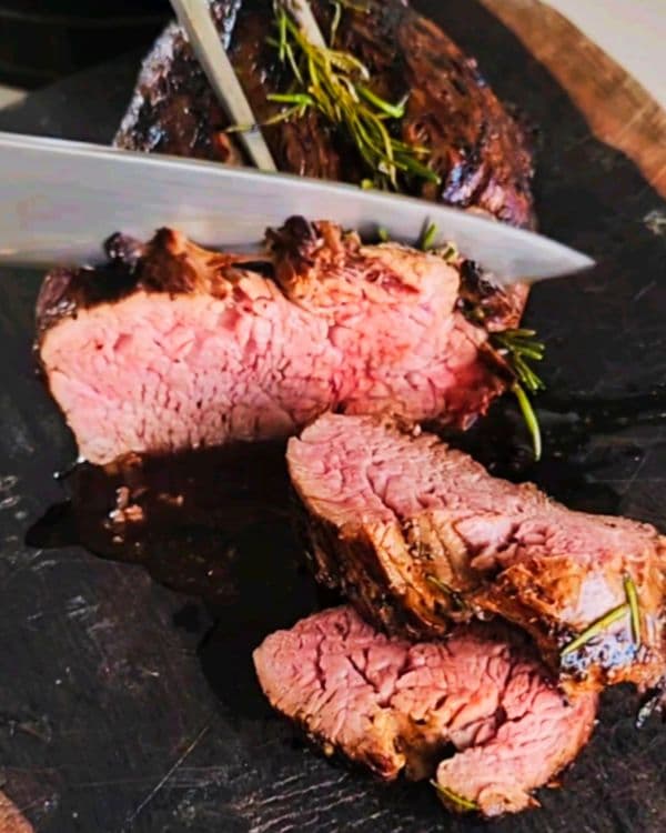 Juicy Filet Mignon with Citrus Marinade and Garlic Butter Baste recipe