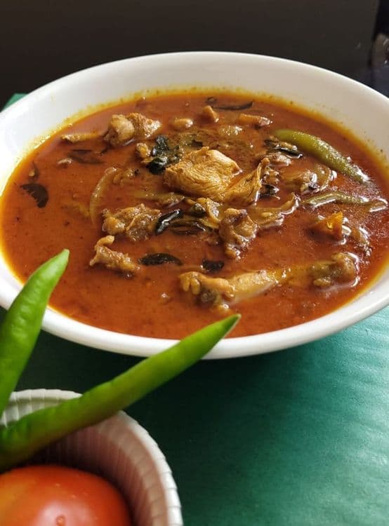 Chicken Varutharacha Curry recipe