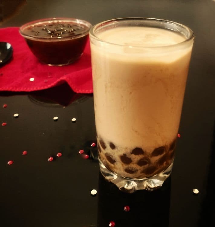 Homemade Bubble Chocolate Tea / Boba Tea recipe