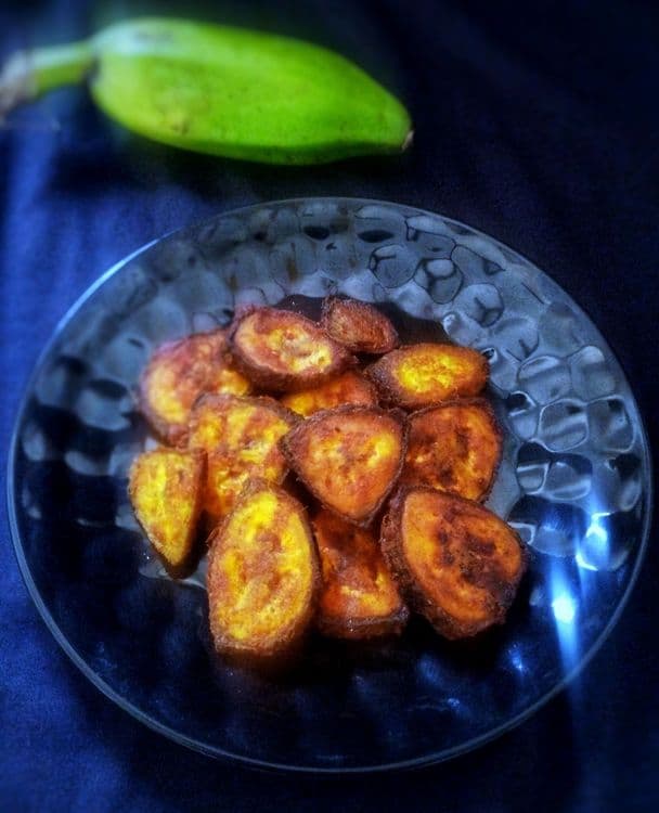 Raw Banana Fry / Plantain Fry  recipe