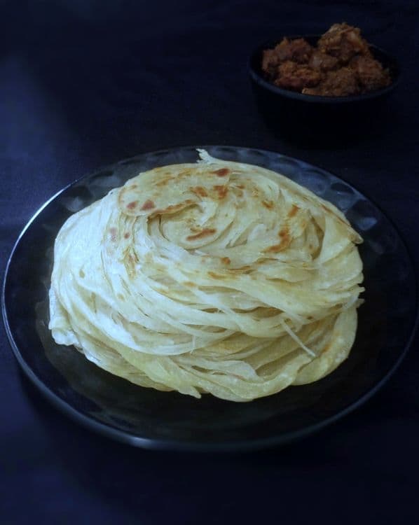 Kerala Parotta / Nool Parotta recipe