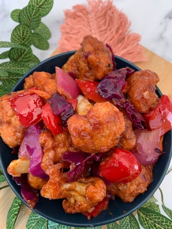 Sweet Chilli Cauliflower  recipe