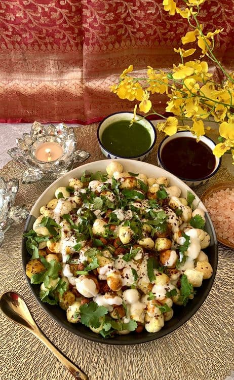 Makhana Chaat (Foxnuts) recipe