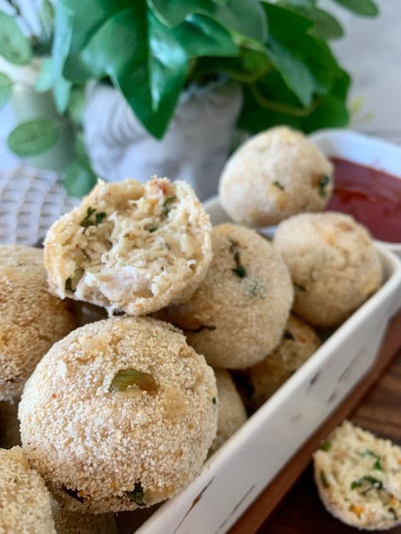 Cheesy Chicken Balls recipe