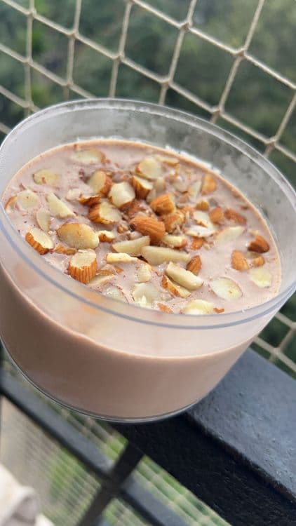 Chocolate  Paneer Dessert for weight management  recipe