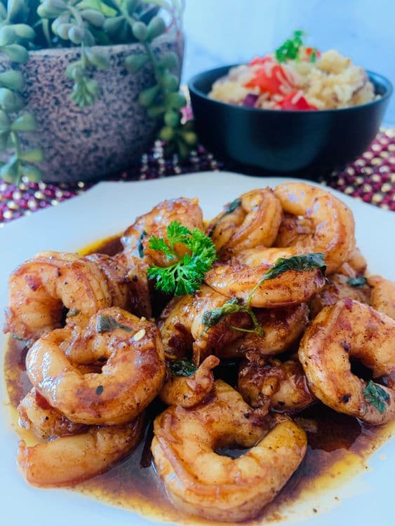 Balsamic Glazed Prawns  recipe