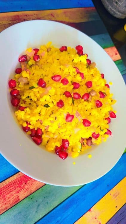 Khatta meetha poha  recipe