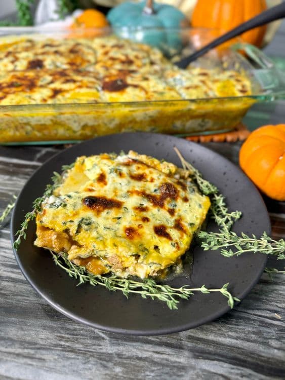 Healthy Pumpkin Lasagna  recipe