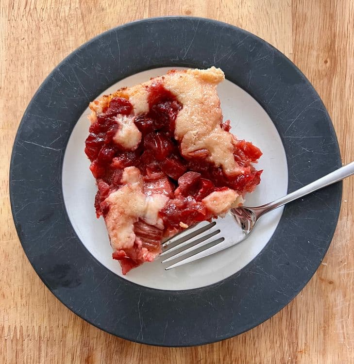 Strawberry Rhubarb Cobbler  recipe