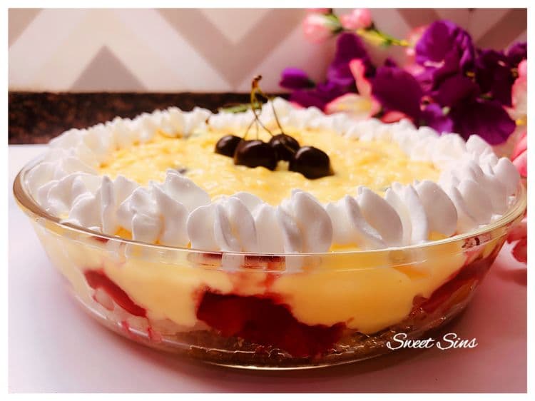 CUSTARD TRIFLE  recipe