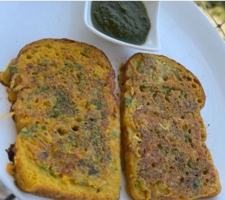 Besan toast  recipe