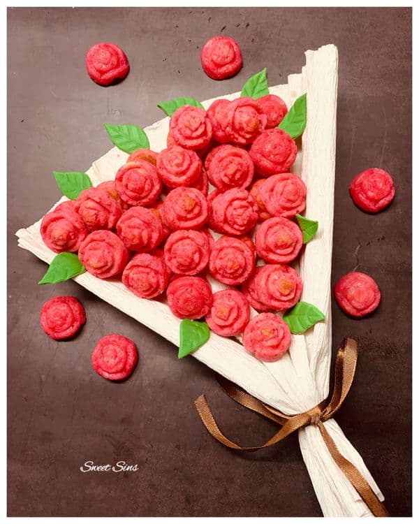 VALENTINE ROSE COOKIES recipe