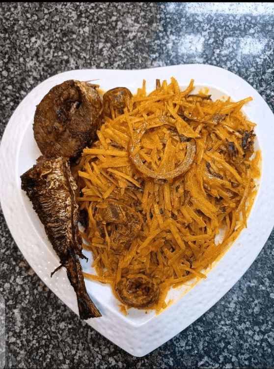 Nigerian Abacha (African Salad) recipe