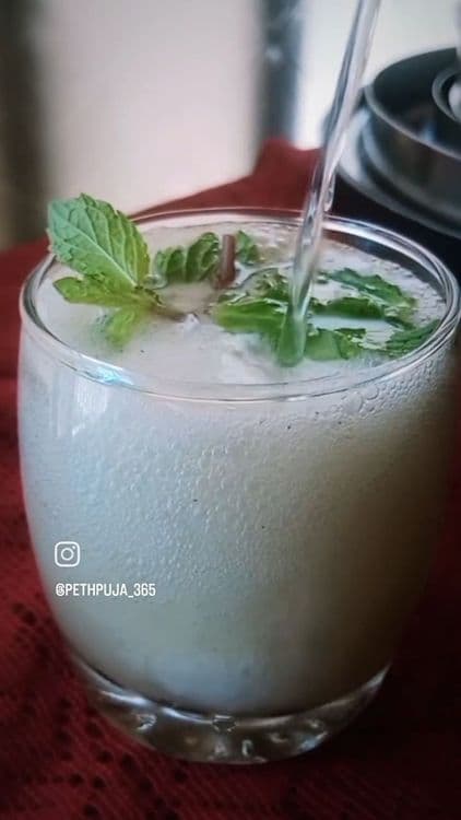 Barley Mint Soda  recipe