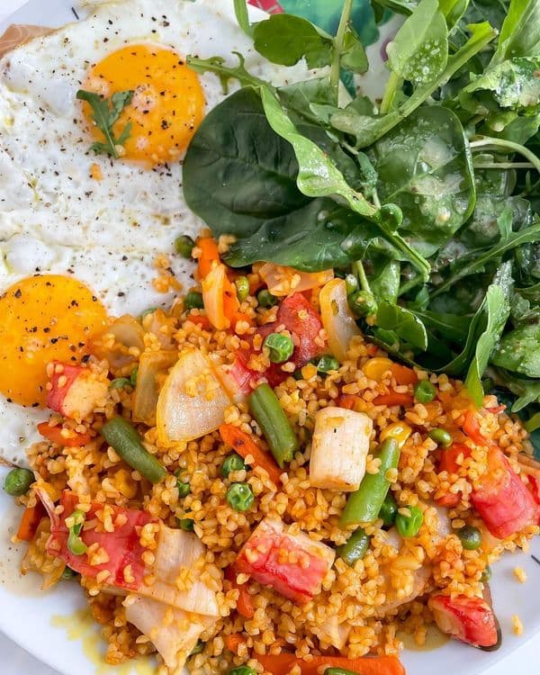 Easy Bulgur Stir Fry recipe