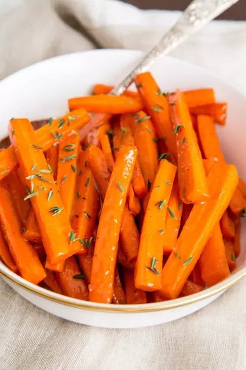 Zippy Glazed Carrots recipe