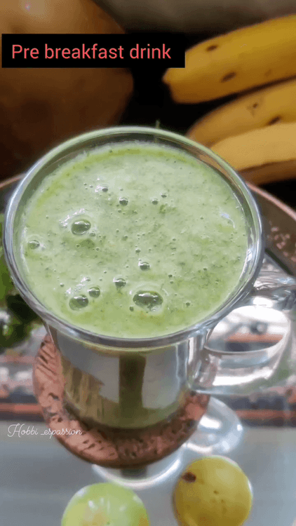 Natural Green Smoothie for Glowing Skin and Immunity Boosting recipe