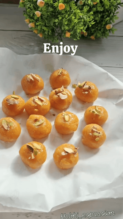 Mango Coconut Laddu (Soft, Natural and Guilt-Free) recipe