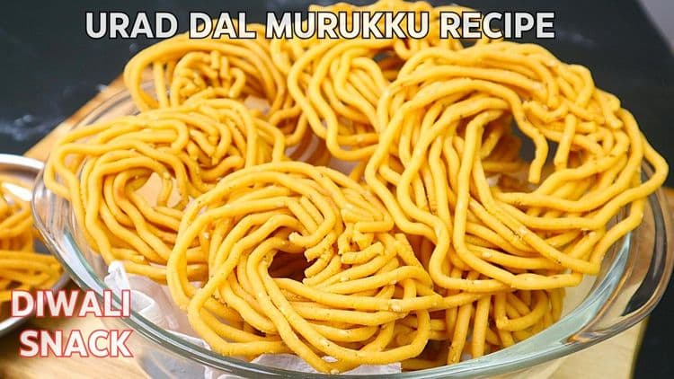 Boiled Urad Dal Murukku recipe