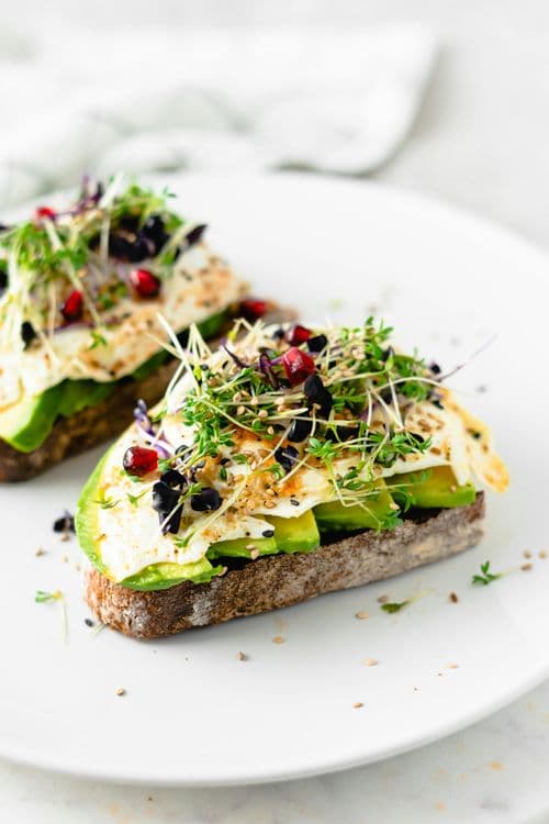 Avocado Toast with Fried Egg recipe