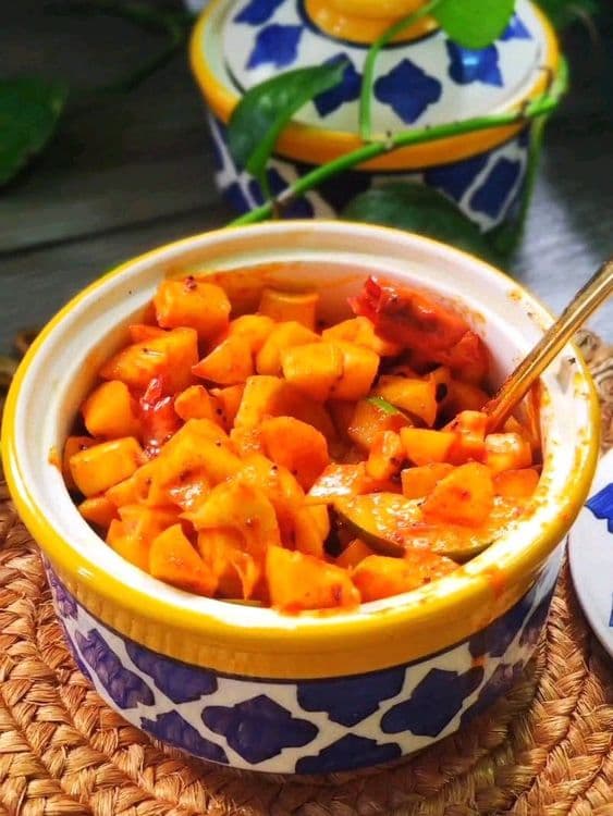 Chatpatta Instant Mango Pickle recipe