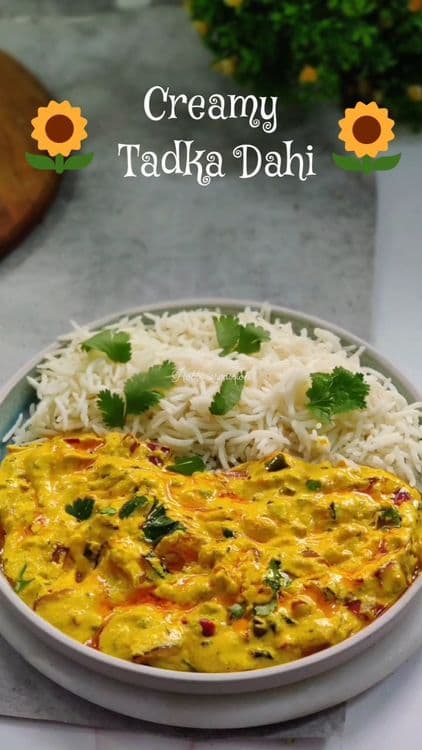 Creamy Dahi Tadka recipe