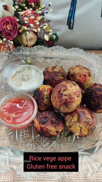 Rice Veggie Appe recipe