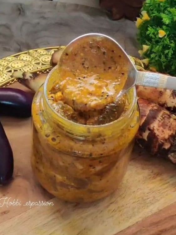 Kachalu Baigan ka Achaar recipe