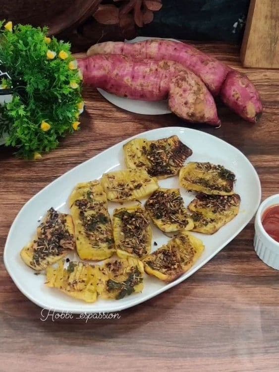 Baked Sweet Potato Accordion recipe