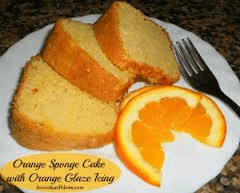 Orange Sponge Cake recipe