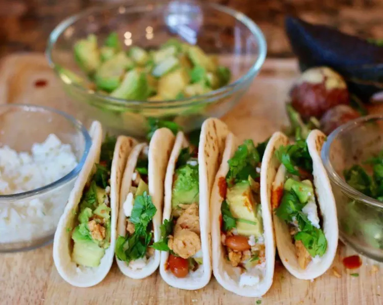 Vegan Chicken Street Tacos recipe
