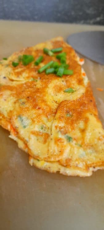 Gourmet Garage Omelet (Kidding, It's Just Eggs) recipe