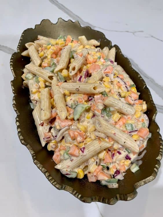 Corn & Pasta Salad recipe