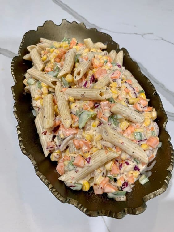 Corn & Pasta Salad recipe