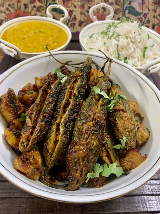 Stuffed Bitter Gourd (Bharwa Karela) recipe