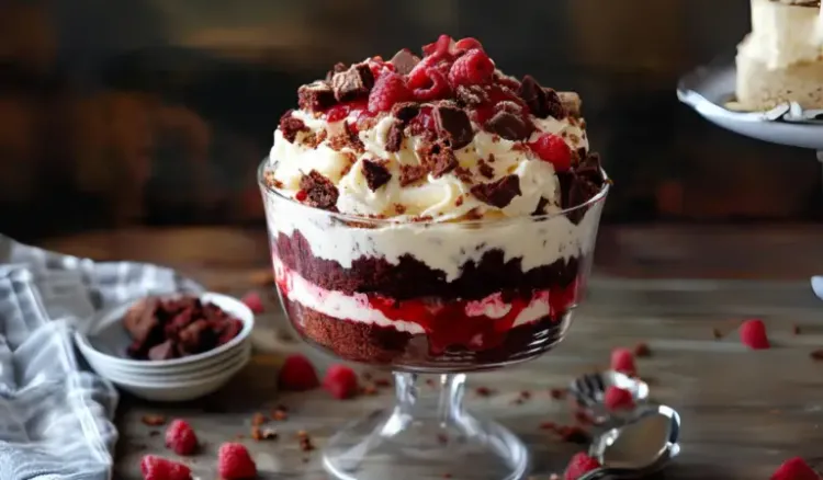 Red Velvet and White Chocolate Cheesecake Trifle recipe
