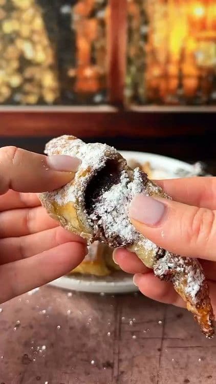 Three Ingredient Nutella Croissant recipe