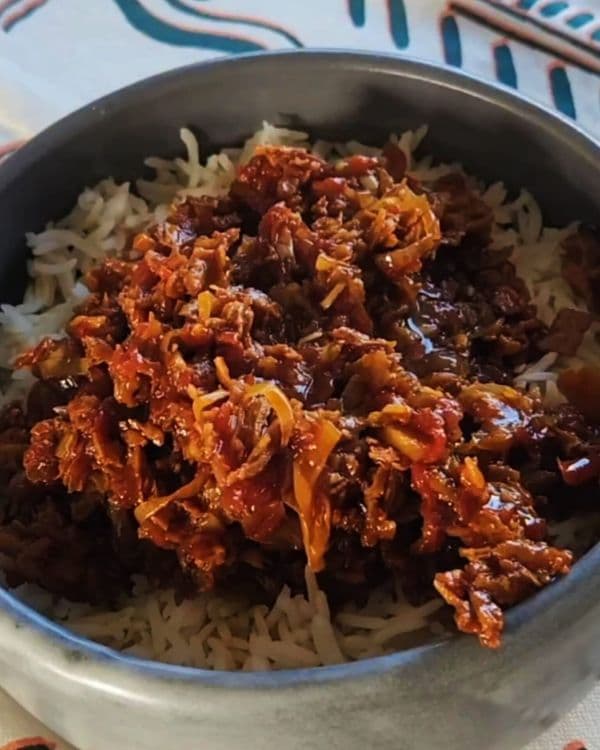 Korean Gochujang Minced Tofu recipe