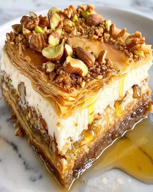 Honey Baklava Cheesecake recipe