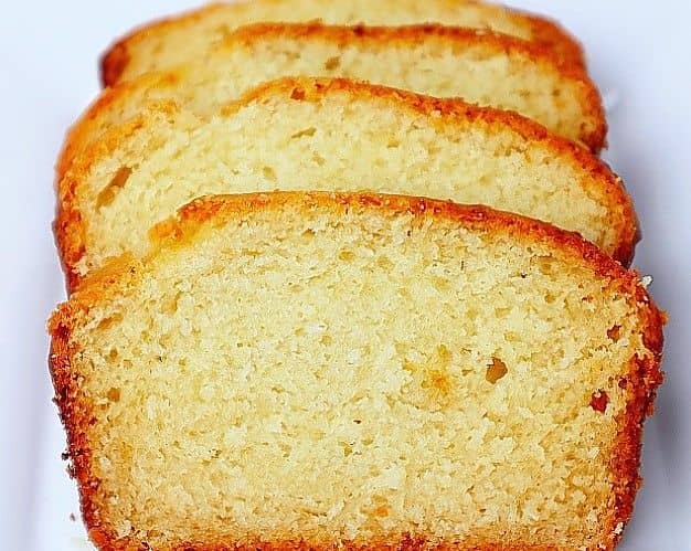 Eggless Coconut Loaf Cake recipe