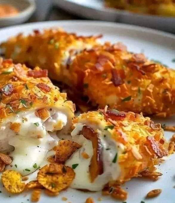 Cream Cheese & Bacon Stuffed Doritos Chicken recipe