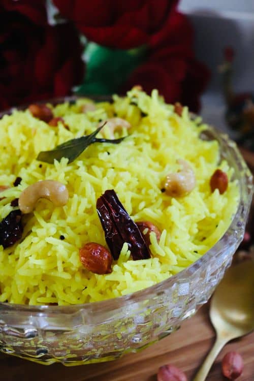 Lemon Rice (Chitranna) recipe