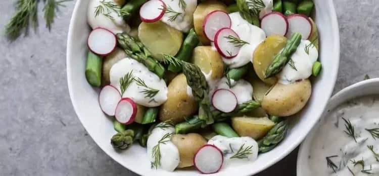 Herbed Potato and Asparagus Salad recipe
