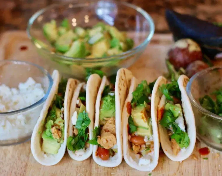 Vegan Chicken Street Tacos recipe