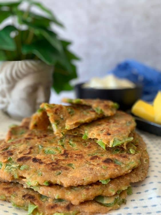 Capsicum (Bell Pepper) Paratha recipe