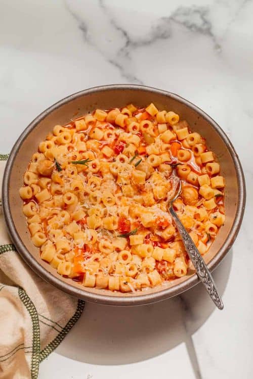 Pasta e Ceci (Pasta with Chickpeas) recipe