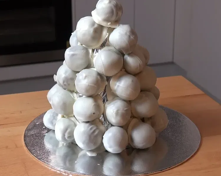 White Chocolate Coconut Truffle Tower recipe