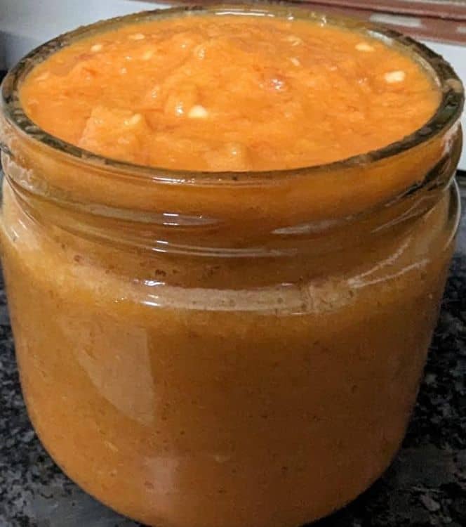 Red chilli garlic and lemon chutney recipe